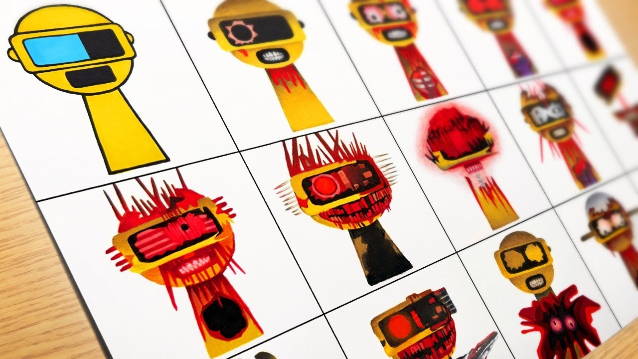 РИСУЕМ СПРУНКИ С 1 ПО 10 ФАЗУ смотреть онлайн