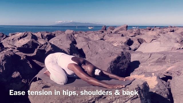 Yoga with guided meditation to ease tension in the body & mind to release stress & improve sleep смотреть онлайн
