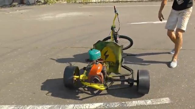 ✅Лютый ДРИФТ ТРАЙК из БЕНЗОПИЛЫ от Стасяна из Луганска ⚡️⚡️⚡️ Самодельный велосипед для дрифта смотреть онлайн