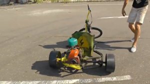 ✅Лютый ДРИФТ ТРАЙК из БЕНЗОПИЛЫ от Стасяна из Луганска ⚡️⚡️⚡️ Самодельный велосипед для дрифта