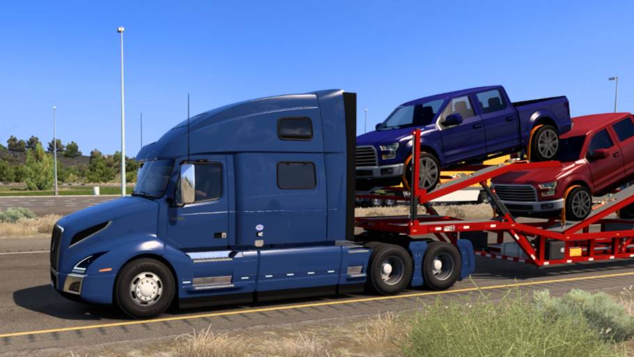 American Truck Simulator, рейс Покателло - Салмон (штат Айдахо). смотреть онлайн
