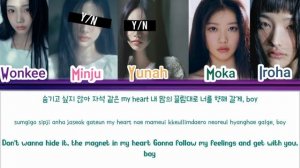 MAGNETIC (ILLIT) KARAOKE YOU AS MINJU & YUNAH #illit #magnetic #kpop #karaoke #trending