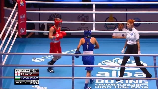 Demie Resztan( England) VS G.SUltonalieva(Uzbekistan) | Women boxing world Championship Match Russi смотреть онлайн