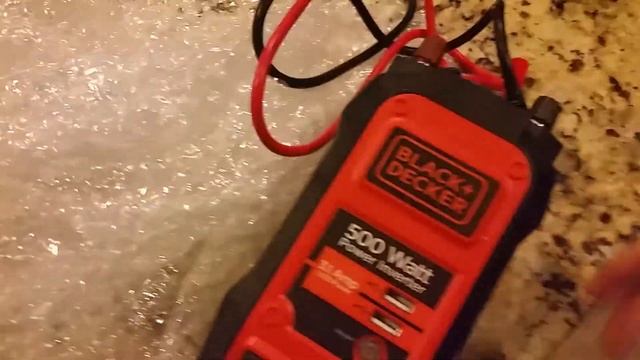 Unboxing and operation Black and Decker 500 watt inverter, eBay buy, operation смотреть онлайн