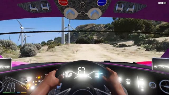 2020 McLaren Speedtail | Off road | Wind Farm | GTA V смотреть онлайн