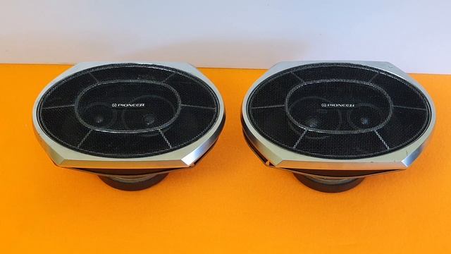Pioneer TS-695 * Vintage 3-Way Cross-Axial Car Speakers смотреть онлайн