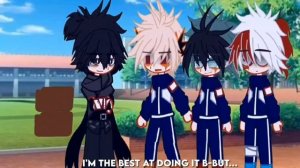 «Deku can do splits?» - Meme INSPIRED MHA/BNHA Training AU Ft Deku, Bakugou & Todoroki