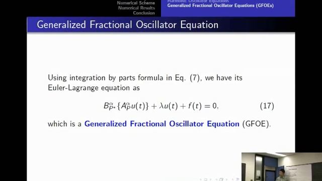 Generalized Fractional Calculus and the Application to Oscillator Equations - Yufeng Xu смотреть онлайн