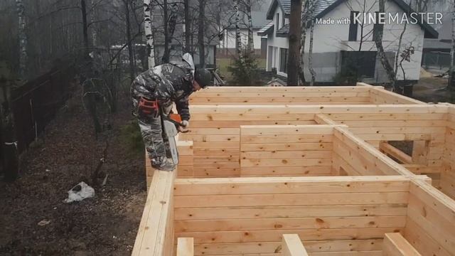 Установка балок перекрытия 2 этажа смотреть онлайн