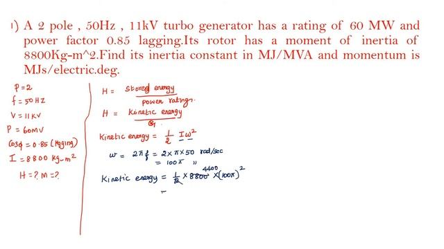 How to find the inertia constant?? смотреть онлайн