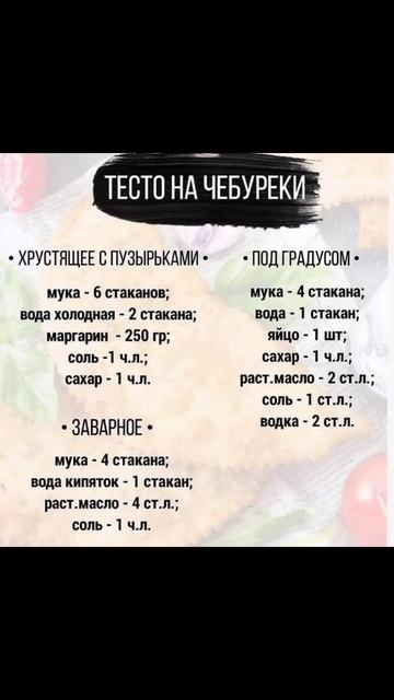 ТЕСТО НА ЧЕБУРЕКИ смотреть онлайн