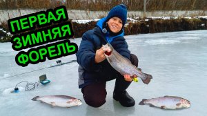 Ловля форели зимой со льда