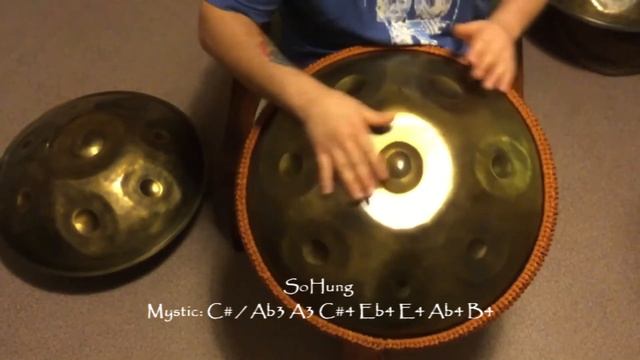 SoHung Handpan Scale Mystic. СоХанг хэндпан строй Мистик