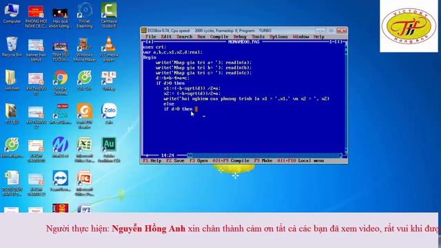 BÀI 4. VIẾT CHƯƠNG TRÌNH GIẢI PHƯƠNG TRÌNH BẬC 2 BẰNG PASCAL смотреть онлайн