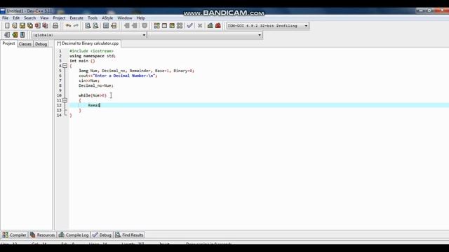 c++ program to convert decimal to binary смотреть онлайн