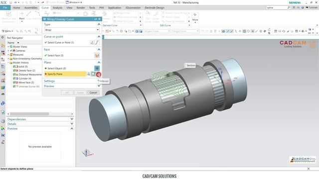 NX CAM Tutorial #18 | How to creater Toolpath Milling 4 Axis wrap смотреть онлайн