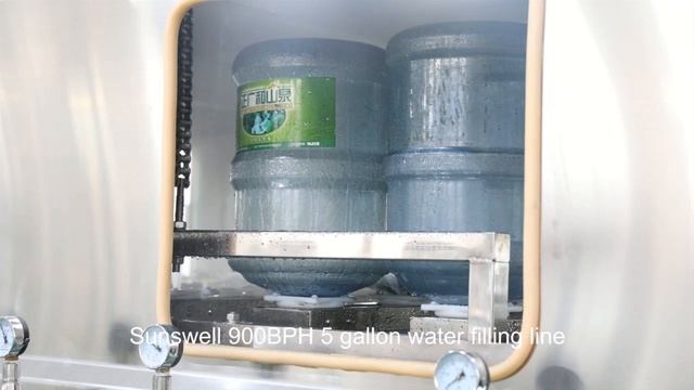 5 Gallon Bottled Water Filling Machine 20L Washing Capping Equipment смотреть онлайн