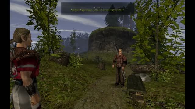 21. Готика II: Ночь Ворона - Орнамент в Восточном лесу и маяк Джека