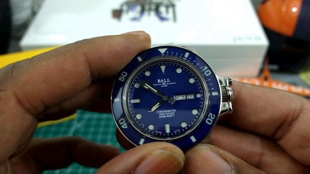 Ball DM2218B-S1CJ-BE Engineer Hydrocarbon Original Blue 43mm