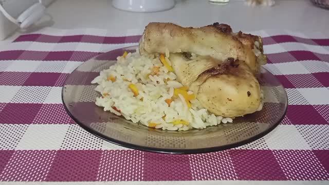РИС с КУРИЦЕЙ в духовке. Вкусный ужин по быстрому! смотреть онлайн