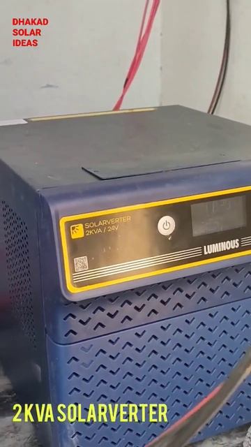 luminous 2kva Solarverter for 1kw panels #luminousinverter #begun #offgrid #solar #ongrid смотреть онлайн