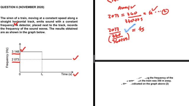 Doppler Effect Grade 12 Physics Exam Question смотреть онлайн