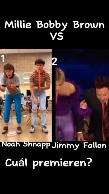 Millie Bobby Brown vs Noah Shnapp y Jimmy Fallon #miliebobbybrown #noahshnapp #jimmyfallon смотреть онлайн