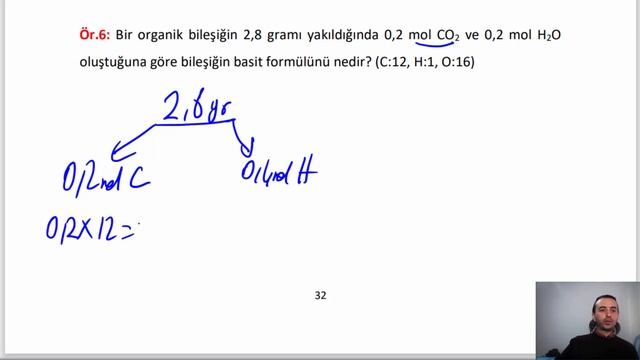 8.12.2.1. AYT Kimya/12.Sınıf/2.Ünite/Organik-Anorganik Bileşikler, Basit Formül ve Molekül Formül смотреть онлайн