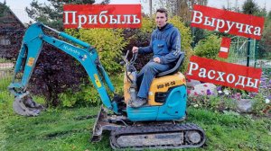 Финансы при владении миниэкскаватором и другой спецтехникой. Учет доходов и расходов
