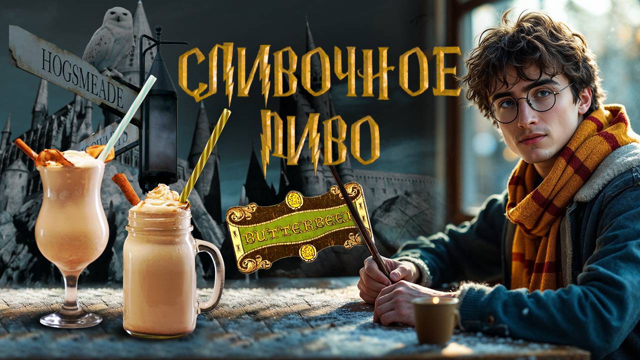 Сливочное Пиво из Хогвартса: Попробуй тот самый рецепт Гарри Поттера! 🧙♂️🍻 смотреть онлайн