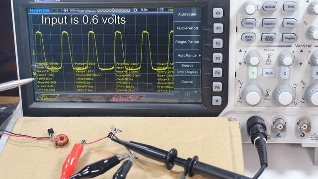 No-Toroid Joule Thief Operating Frequency (4K) смотреть онлайн