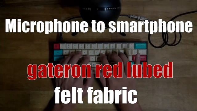 Gateron red lubed keyboard(GK64X ) typing sounds Comparison pc to mic or smartphone to mic смотреть онлайн