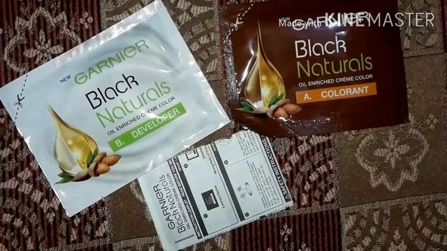 Garnier black natural hair colour || Hair colour in just 37rs || Side effect of hair colour смотреть онлайн