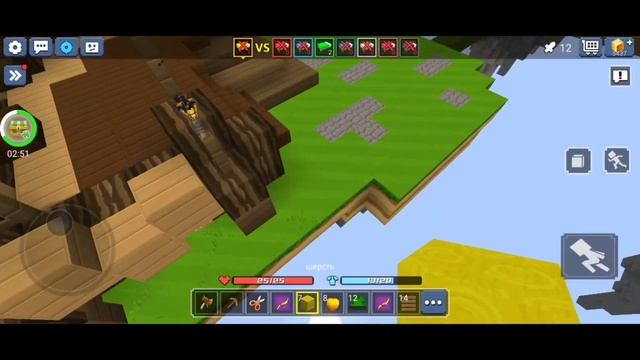 ЛЕГЕНДАРНОЕ СРАЖЕНИЕ ПРОТИВ ПАТИ В BEDWARS BLOCKMAN GO!⚔️ смотреть онлайн