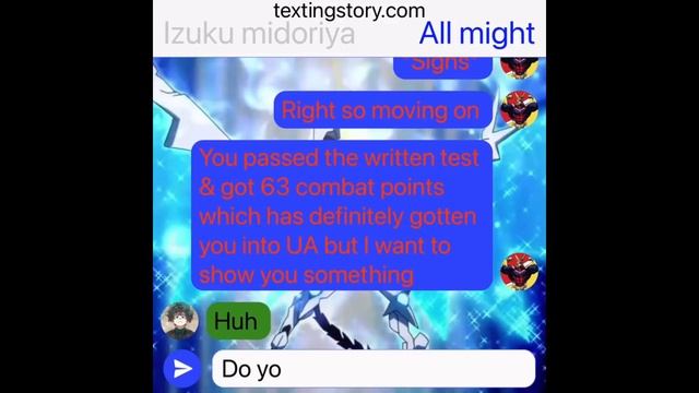 Deku the vanishing dragon (deku x momo) (texting story) part 5: the entrance exam battle смотреть онлайн