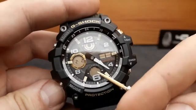 Casio GShock Mudmaster GWG-100 - Setting Time And Date Tutorial