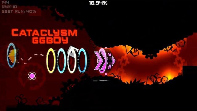 Cataclysm 55%|Geometry Dash смотреть онлайн