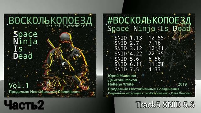 ВОСКОЛЬКОПОЕЗД. Альбом SNID (2019) Полный альбом в 2х частях. ЧАСТЬ2 смотреть онлайн