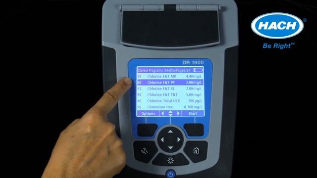 Hach Lange DR1900 Portable Spectrophotometer смотреть онлайн