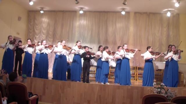 Ансабль "Октава" (ДШИ№ 1). Вариации на тему каприса № 24 Н Паганини смотреть онлайн