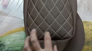 Перетяжка сидения скутера