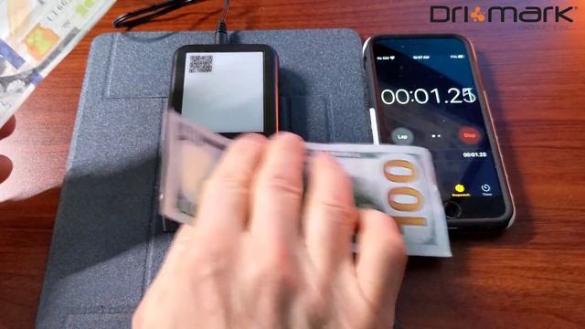 Dri Mark Flash Test Counterfeit Cash Detector Counting Multiple Bills Speed Test смотреть онлайн