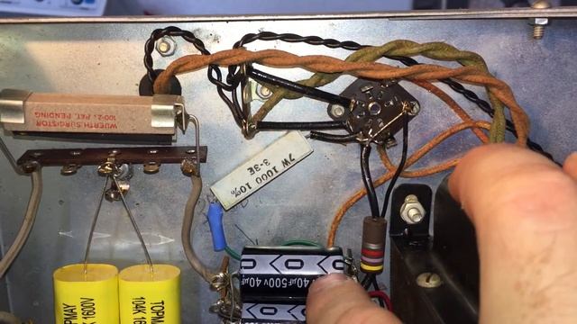 Heathkit Oscilloscope O-12 Restoration 5 - Resistor work смотреть онлайн