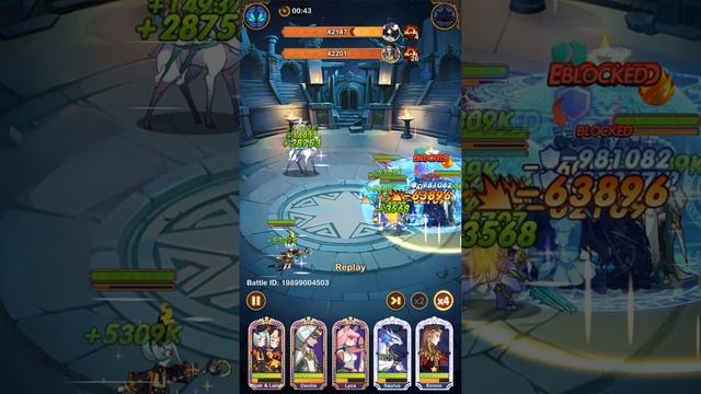 AFK arena. 200m damage for boss Ainz and Albedo in Abyssal Expedition. смотреть онлайн