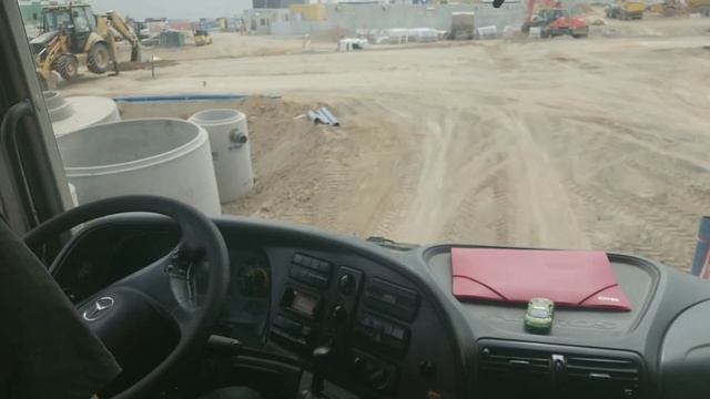 Mercedes Actros 4141 8x8 Pov Cab view смотреть онлайн