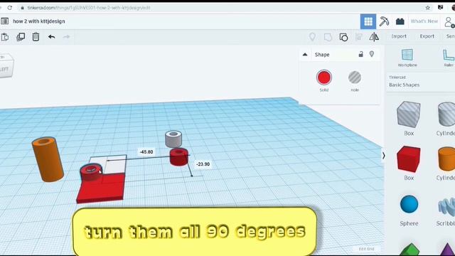 Tinkercad Beginner Guide Make A Hinge In Tinkercad