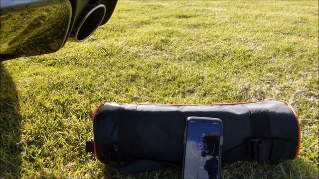 MY17 Mustang stock exhaust vs Roush Quad Tip upgrade - with Decibel meter смотреть онлайн
