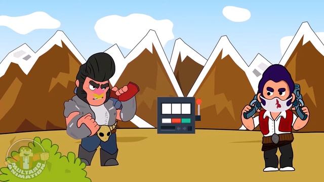 Colt and Bull vs Nita's Bear - Brawl Stars Animation смотреть онлайн