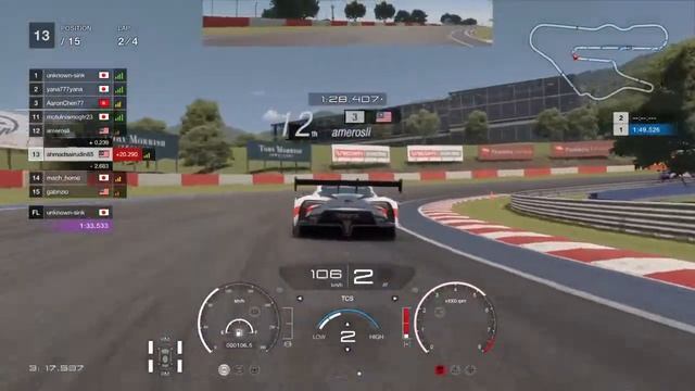 Gran Turismo®SPORT_samulator daily Race B смотреть онлайн