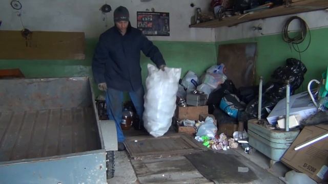 Немного о собранном пластике, взвешивание. смотреть онлайн